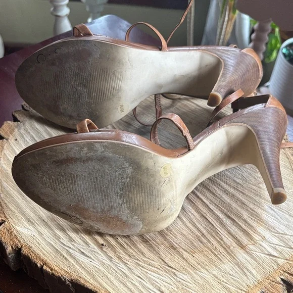 Jessica Simpson Tan Strappy Sandals - Picture 4 of 4